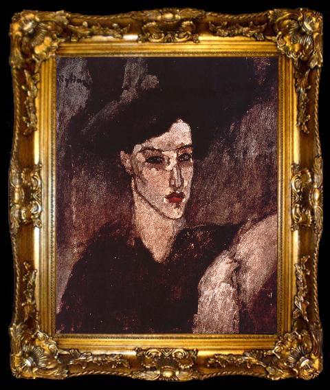framed  Amedeo Modigliani The Jewess, ta009-2